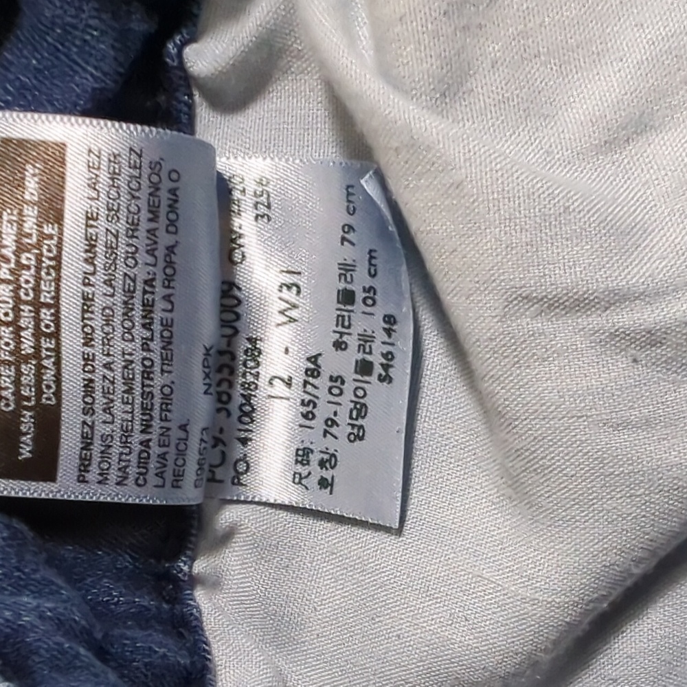 Levi Signature mid rise crop ankle jeans 10-12 / 31 - Picture 4 of 6